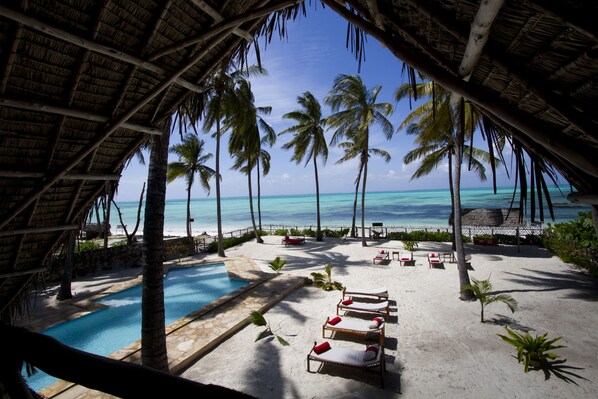 Uitzicht vanuit accommodatie