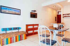 Apartment, 2 Double Beds, Non Smoking | Living area
