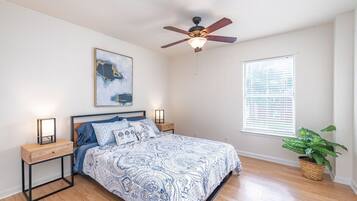 5 bedrooms, iron/ironing board, travel crib, free WiFi