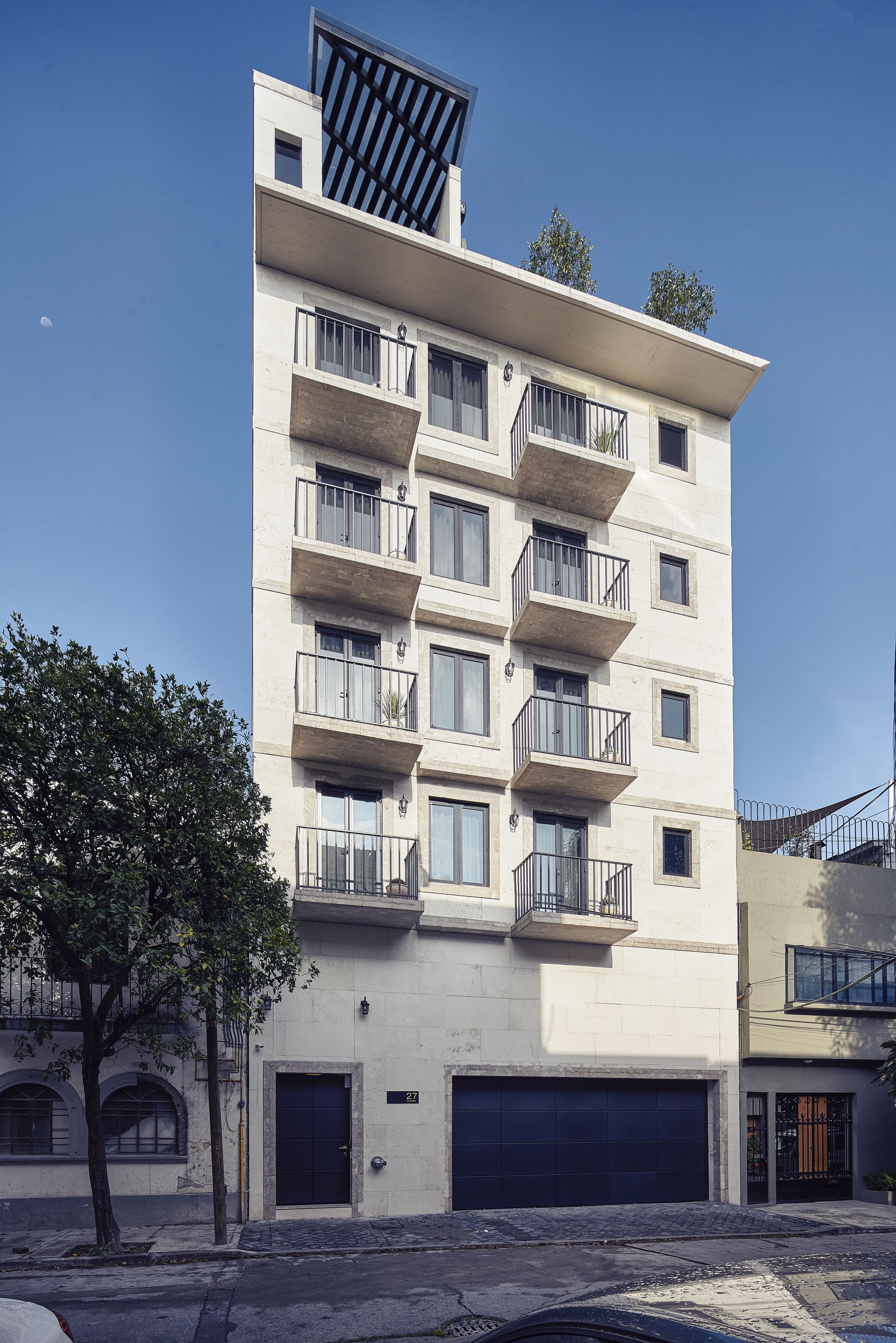 Facciata della struttura