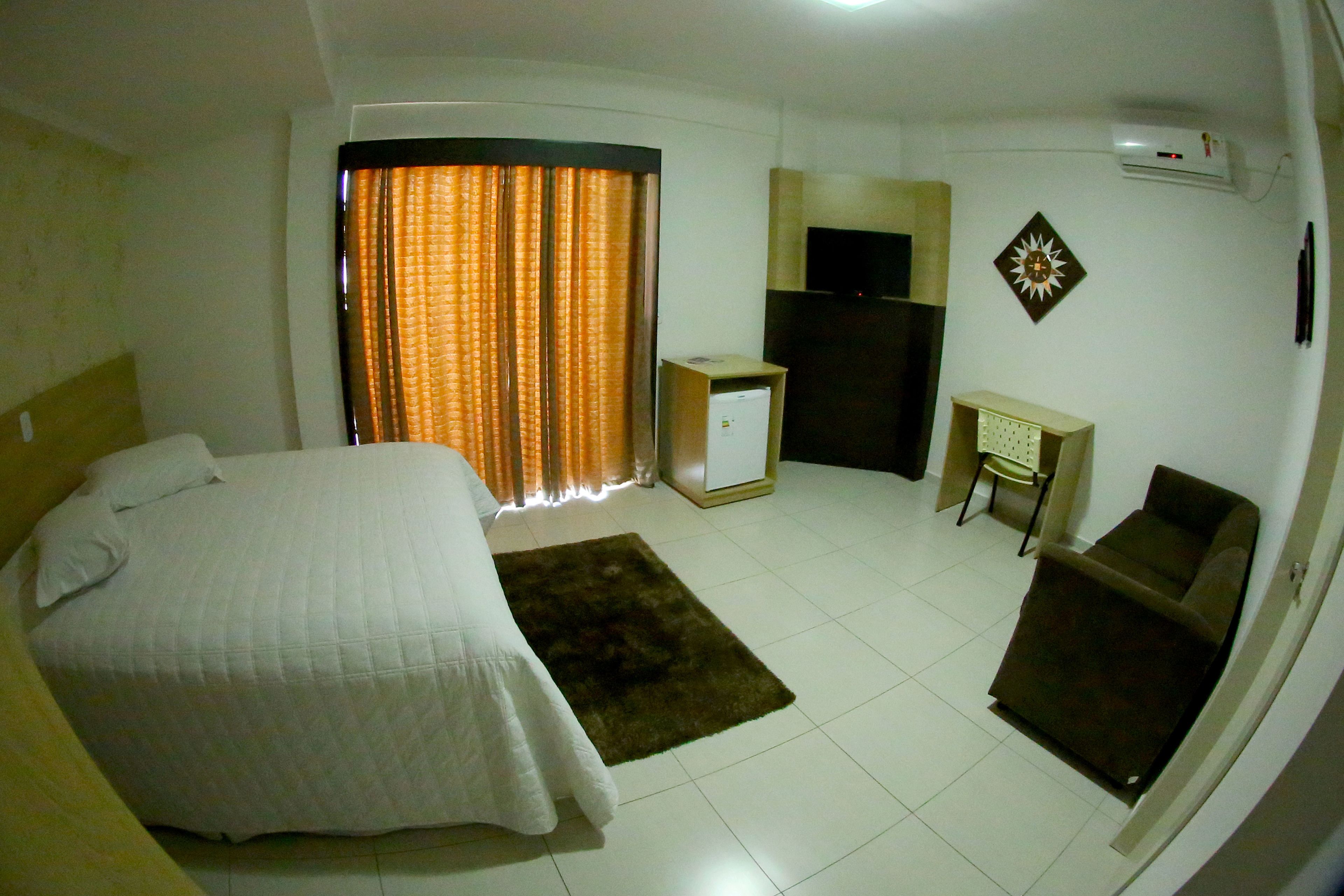 Desk, blackout drapes, WiFi (free), bed sheets