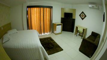 Desk, blackout drapes, WiFi (free), bed sheets