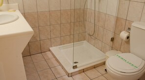 淋浴設備、毛巾、肥皂、衛生紙