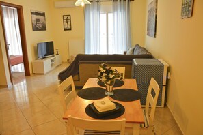 Apartment, Multiple Beds, Non Smoking | Living area | Flat-screen TV - ALEX superior apartment (Nea Propontida)