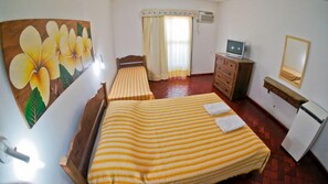Minibar, blackout curtains, iron/ironing board, free WiFi