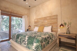 Vila Premium, Beberapa Tempat Tidur, Boleh Merokok, pemandangan kolam renang | Seprai premium, didekorasi berbeda-beda, dan tirai kedap cahaya