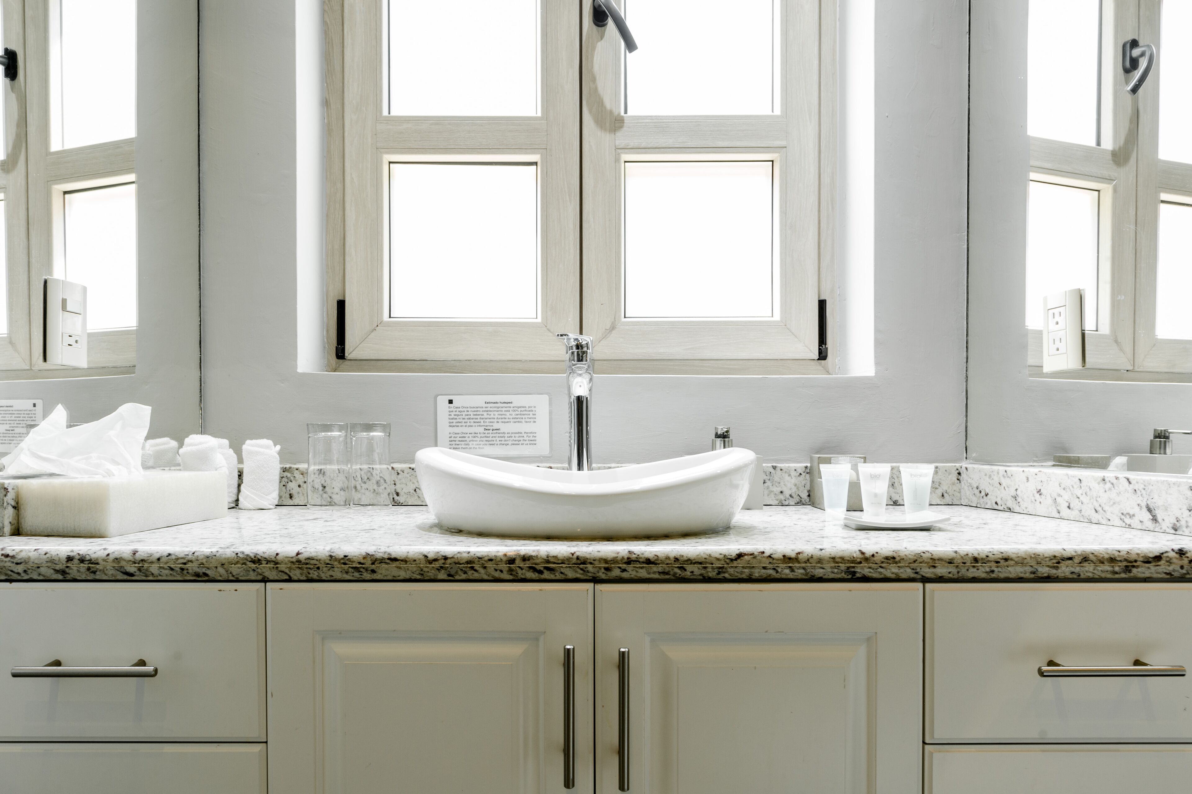 luxury room, 1 king bed | bathroom | free toiletries, hair dryer, bathrobes, towels