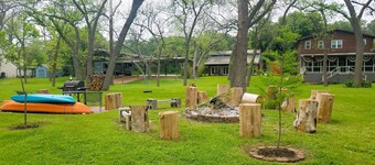 Waterfront House - parco come impostazione sulla zona Lake Placid / New Braunfels