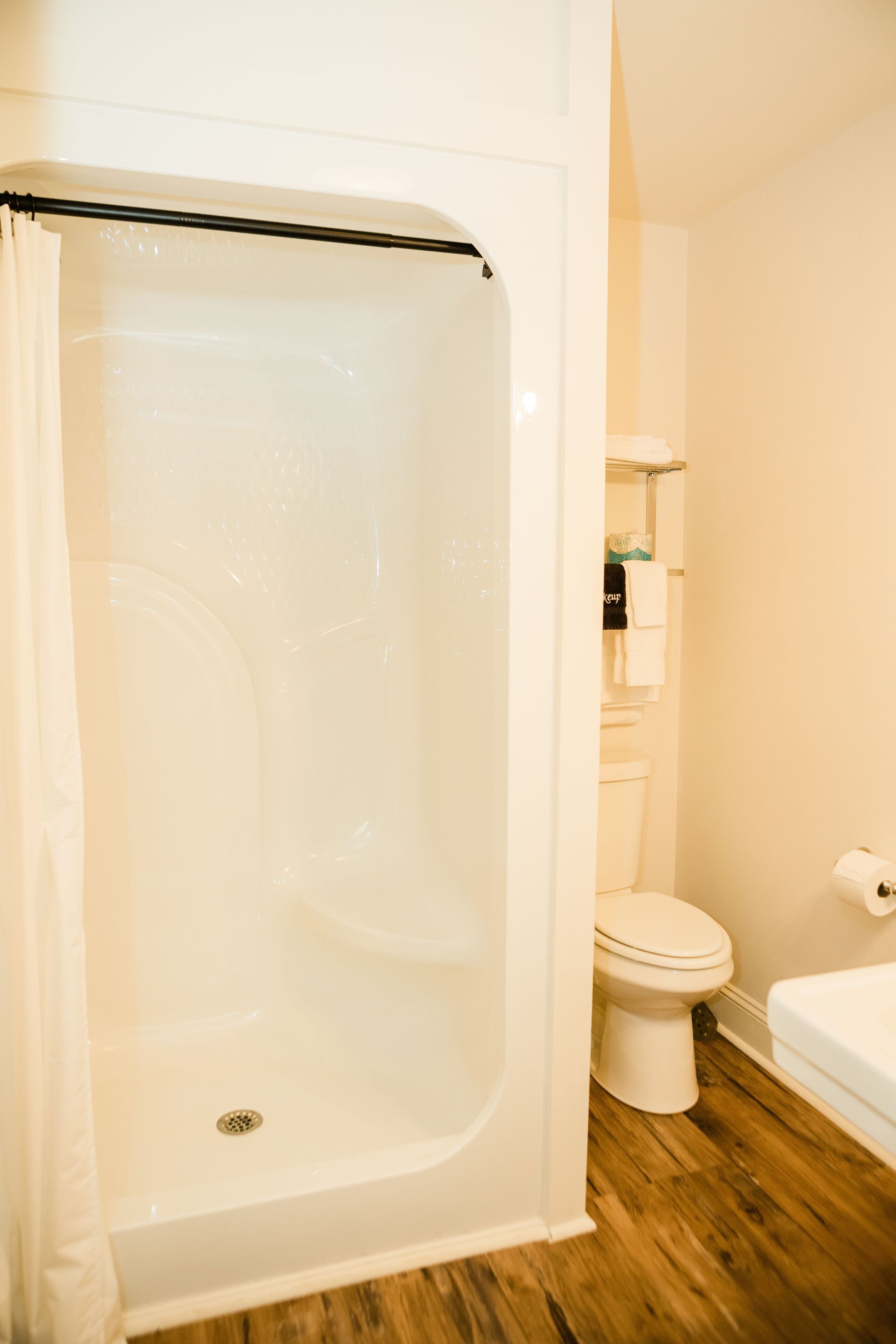 free toiletries, hair dryer, towels, soap