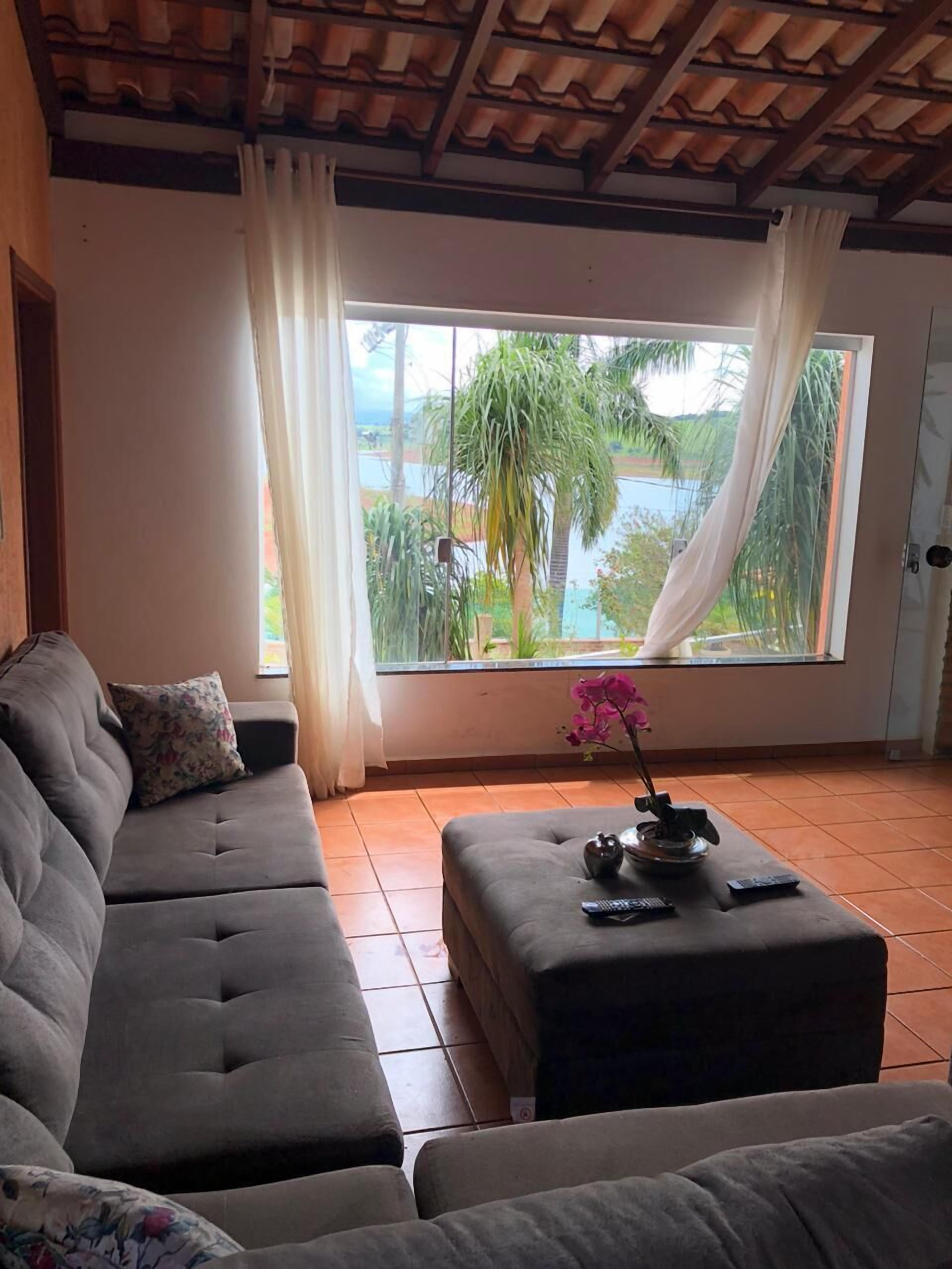 HOUSE ON THE BORDER OF DAM LANCHA CANYONS Waterfalls