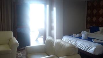 Executive Apartment, Multiple Beds, Mountain View | Down duvets, in-room safe, blackout curtains, soundproofing