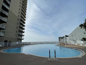 Indoor pool, outdoor pool