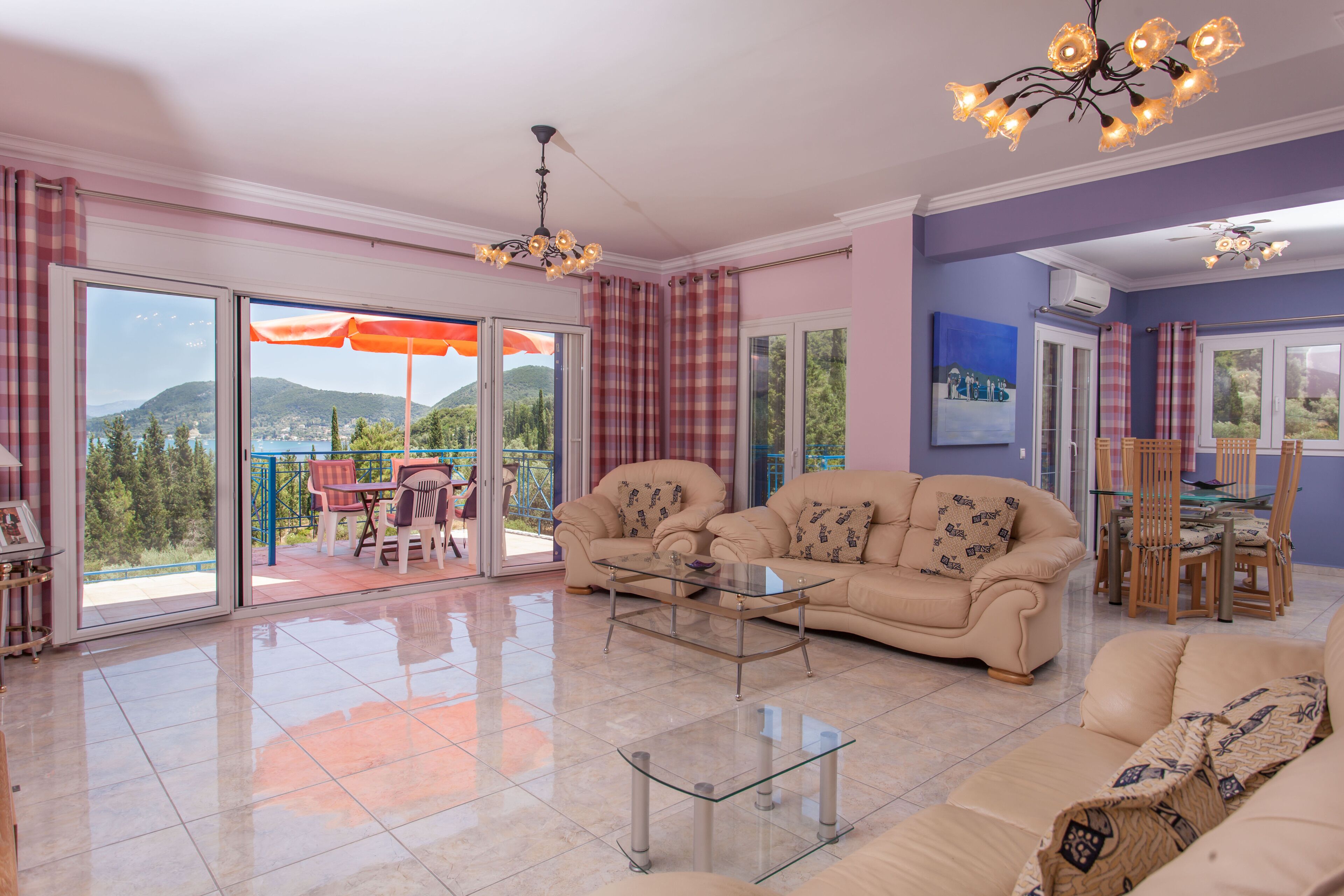 Luxurious Private Villa With Pool, Nidri. Lift   Sleeps 8 - 9 