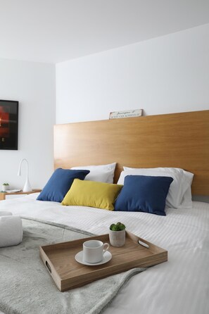 apartman, 1 king (extra méretű) franciaágy és egy kinyitható kanapé, nemdohányzó | 1 hálószoba, széf a szobában, egyedi dekoráció és egyedi berendezés