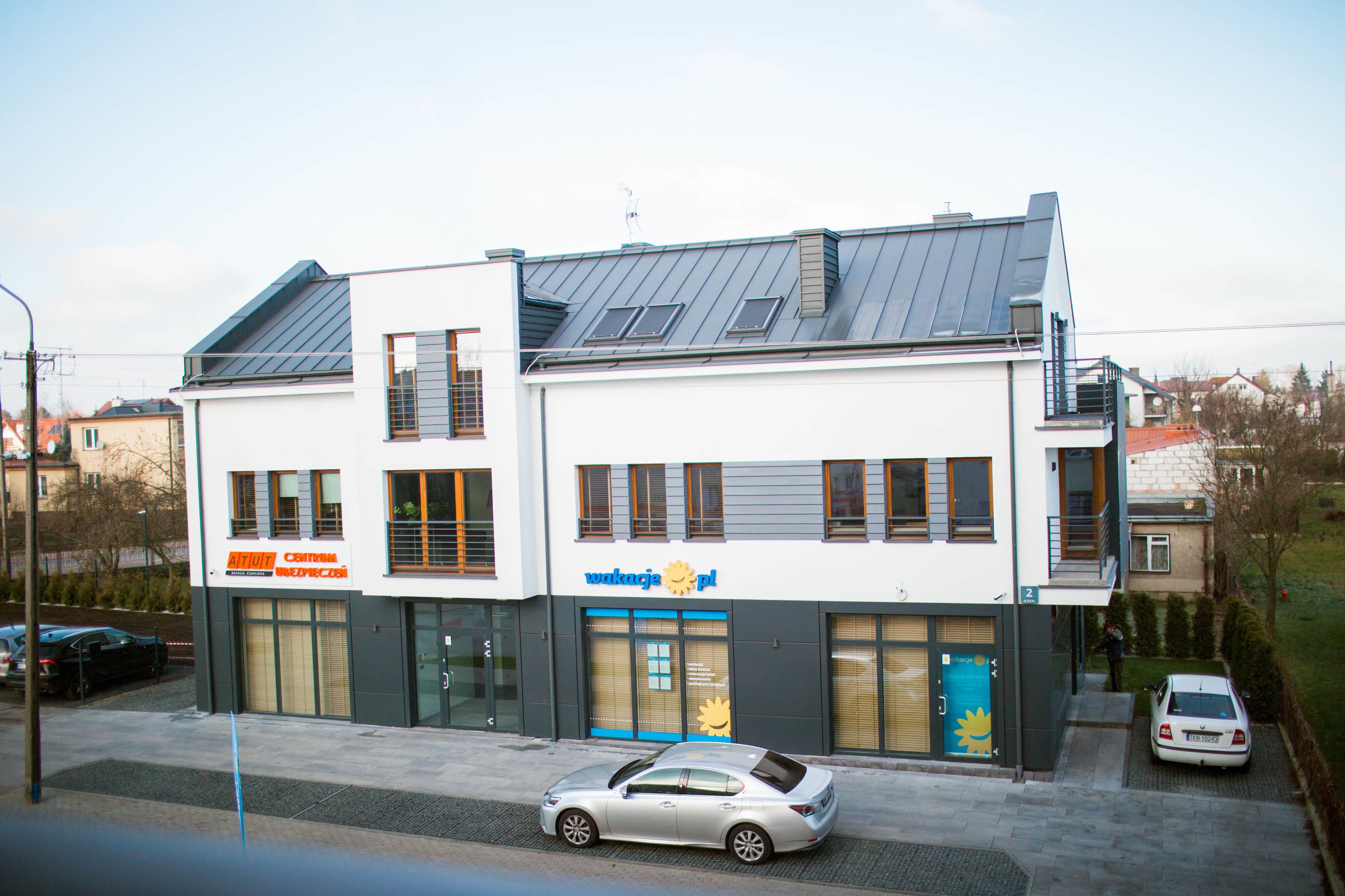 Overnatningsstedets indgangsparti