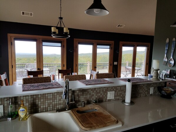 Fridge, microwave, oven, stovetop - Unique Home with Spectacular Views (Williams)