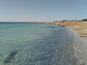Beach nearby, sun-loungers