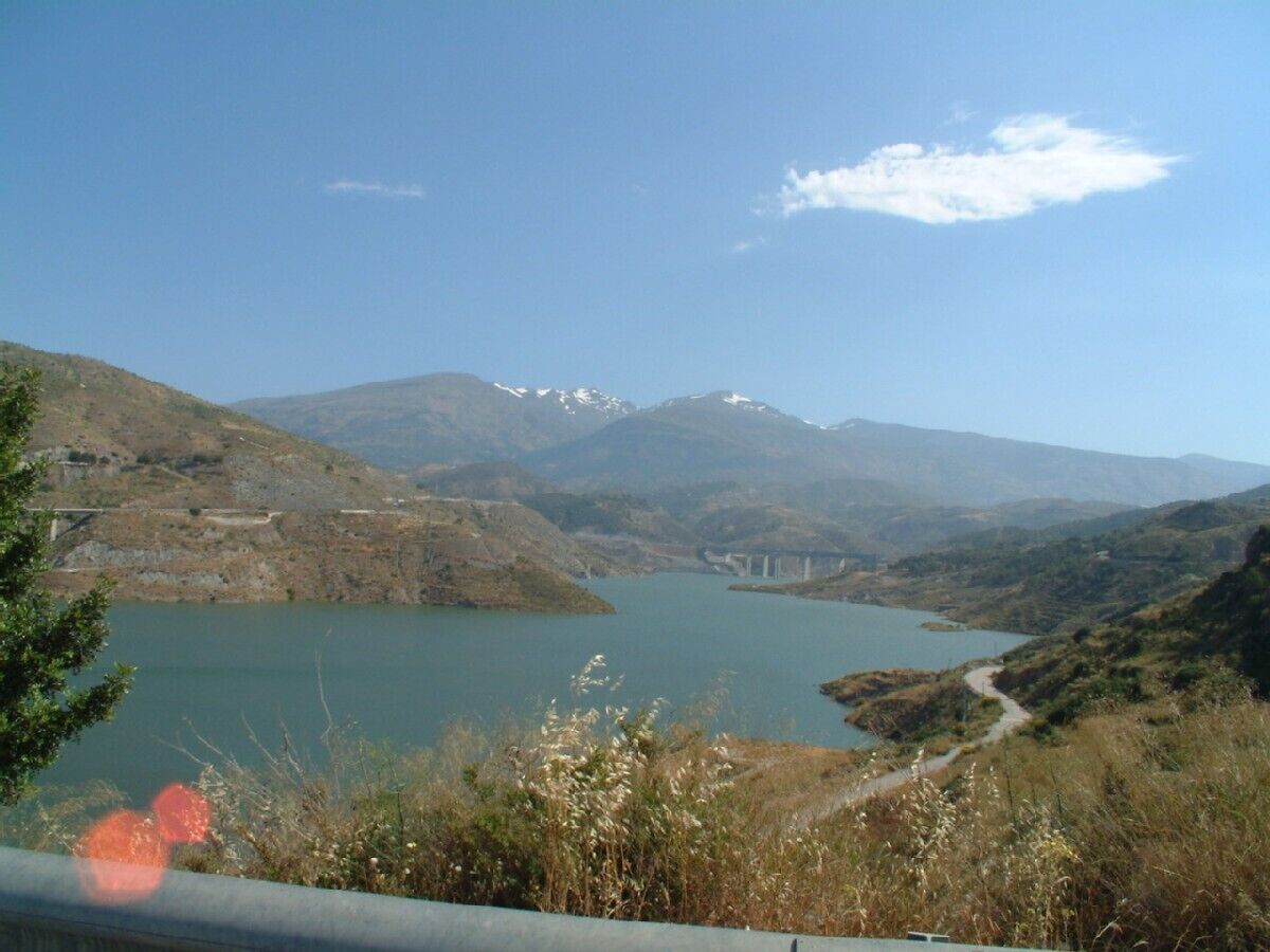 Amazing scenery - view from the Dam on the outskirts of Velez