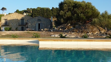 Front of San Giovanni Vecchio viewed from the swimming pool.