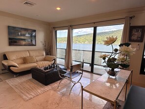 Smart TV, fireplace, DVD player, books - Waterfront Showcase Home with Incredible Lake Views (Greenwood Lake)
