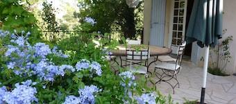 Charming villa with swimming pool, Avignon, 6 people, large Mediterranean garden