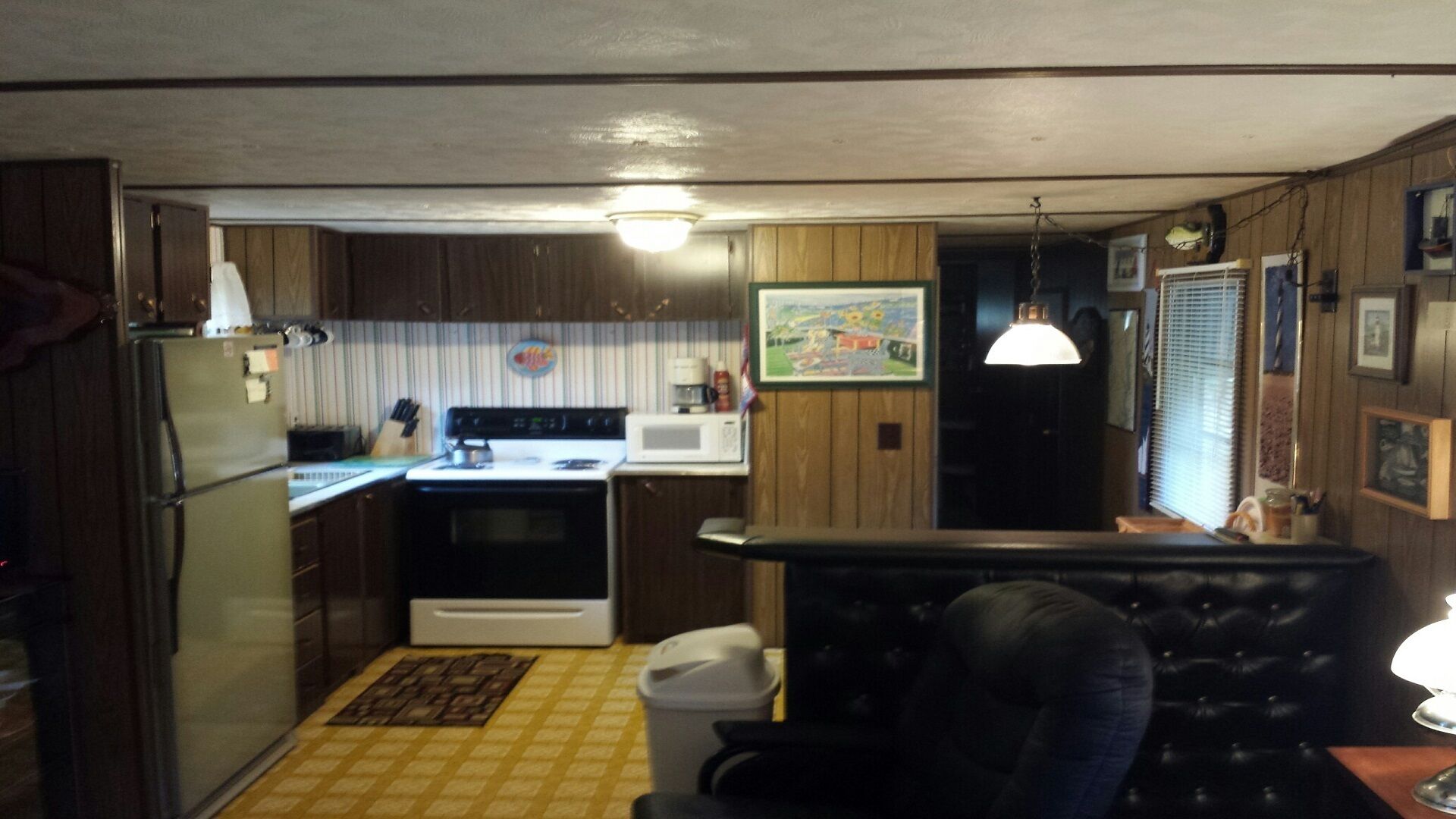 Keowee lakefront view with large yard and dock for boat up to 30' long