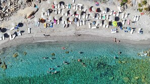 A la platja, gandules de platja i tovalloles de platja