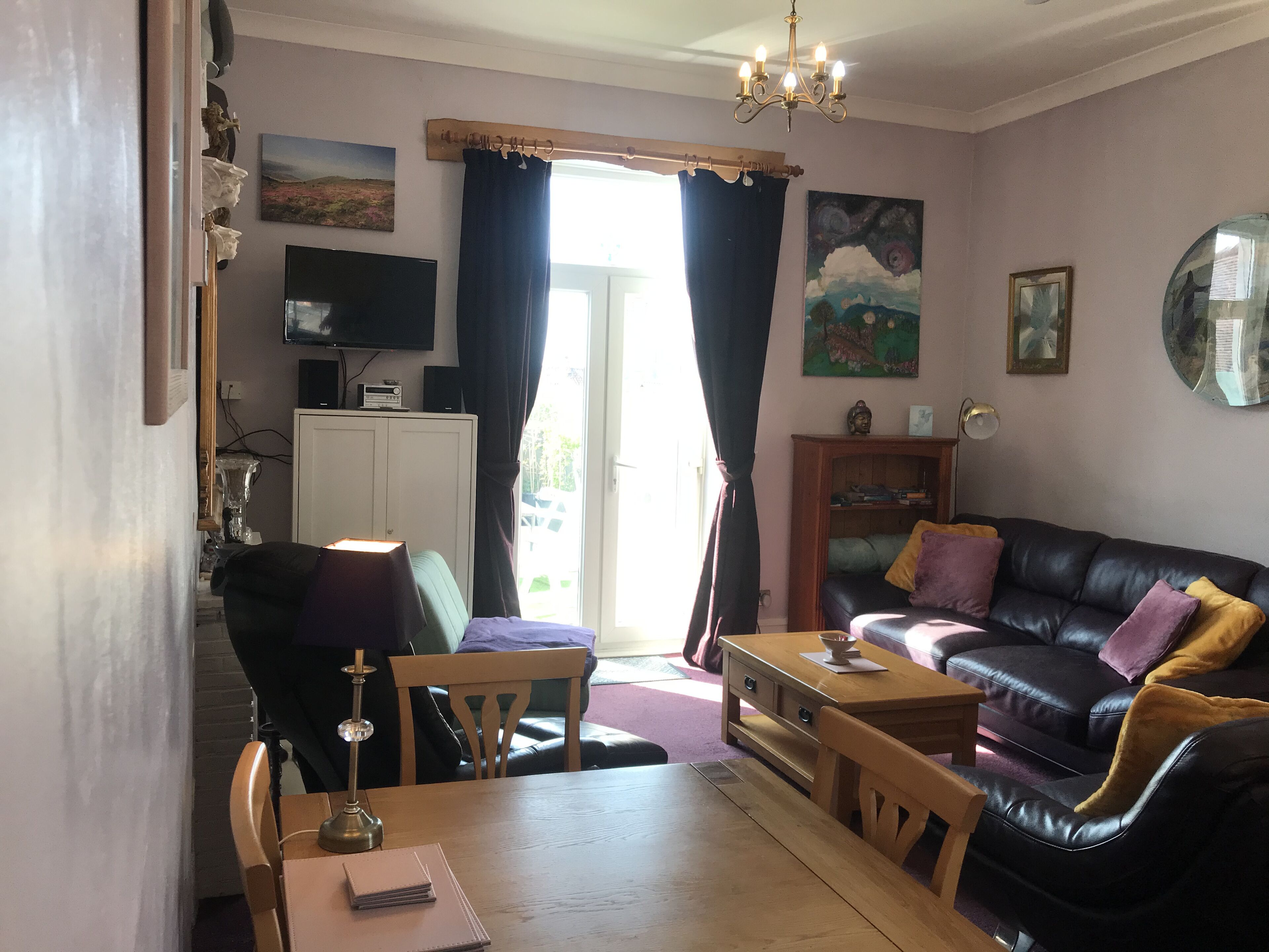 Divine Light Centre In Glastonbury, Isle Of Avalon, Land Of King Arthur.