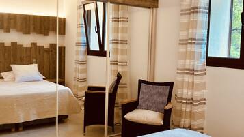 2 chambres, lit de bébé portatif, accès au Wi-Fi (inclus)