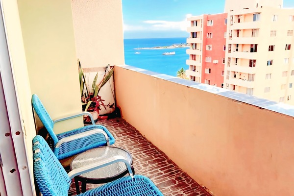 Balcony with sea view