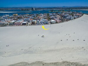 On the beach