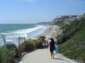 Sun-loungers, beach towels