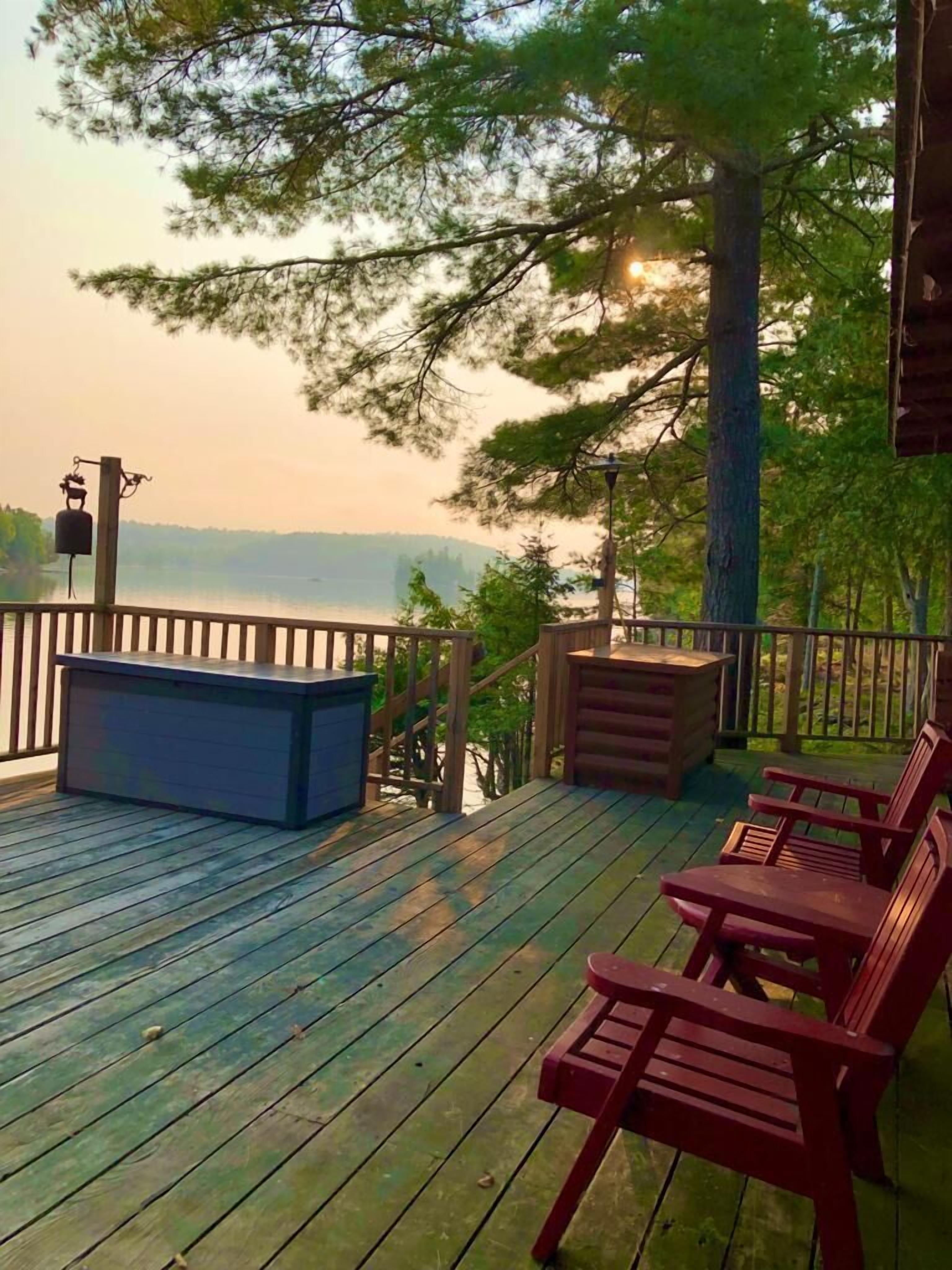Front deck