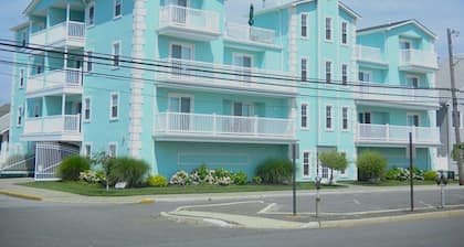 Roof top pool & game room, 2 blocks to beach, 3/bedrooms, beach passes included
