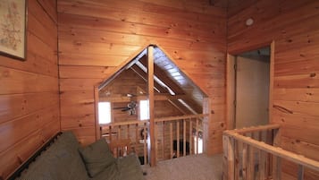 TV, fireplace, DVD player, stereo