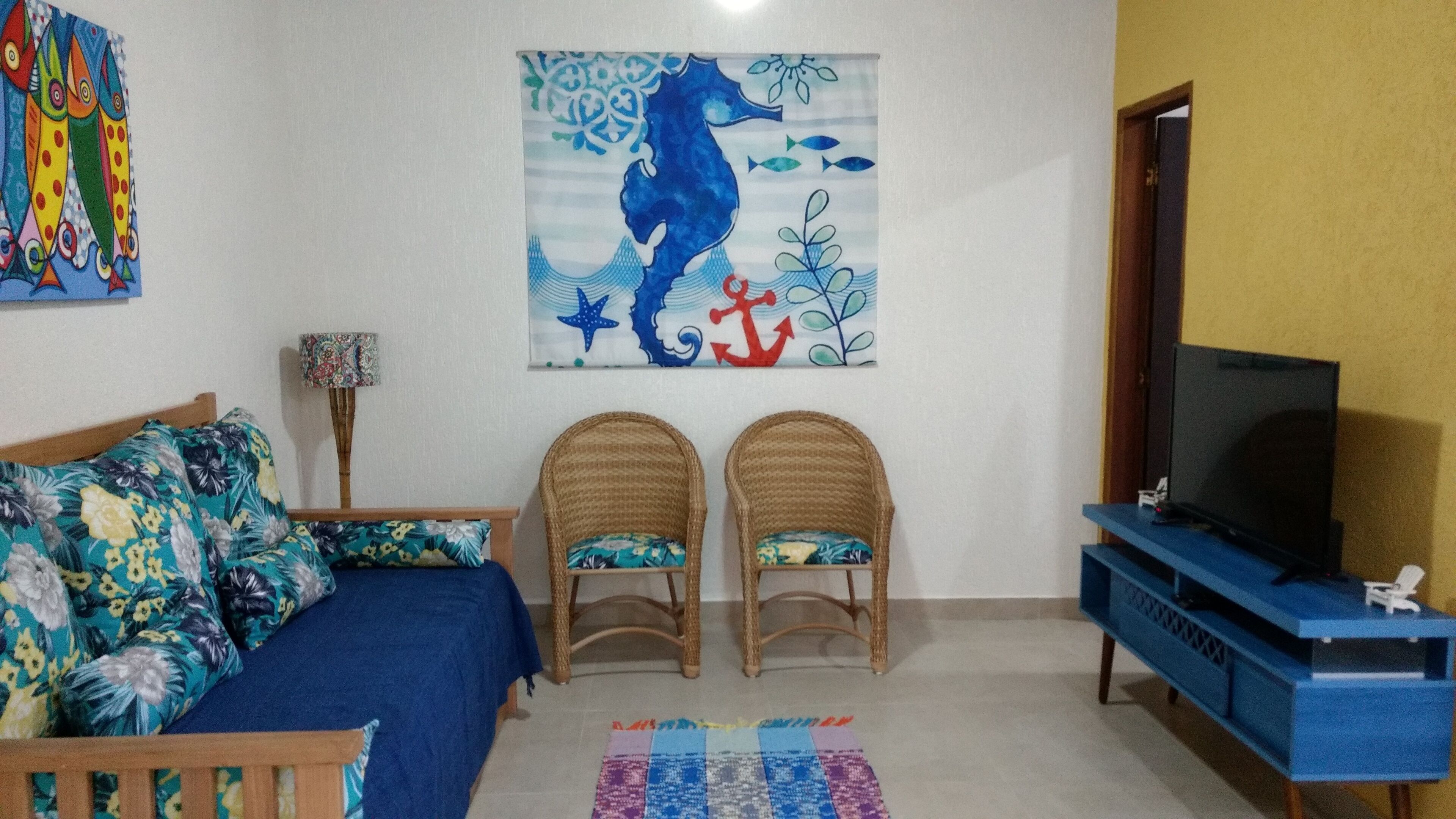 Chalet (02) in Condominium Resid. less than 50 meters from the beach and next to the Shopping