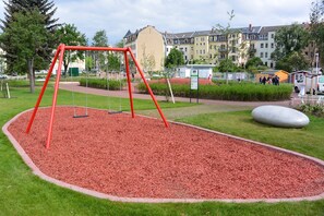 Children's area - Family-friendly 3-room apartment in the middle of hip Pieschen (Dresden)