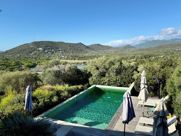 Una piscina climatizada