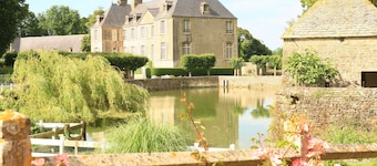 HIstoric XVII century castle in Normandy next to the sea