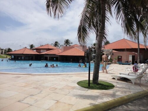 Apartment next to the beach, in the AquaVille Resort, Porto das Dunas, Aquiraz.