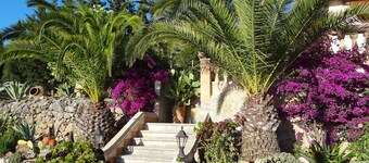 Charming finca with pool and idyllic palm garden