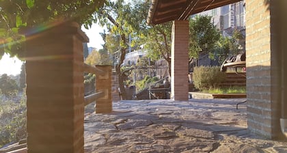 DELICIOUS RUSTIC WITH PRIVATE GARDEN AND TERRACE A FEW KM. FROM THE SEA.