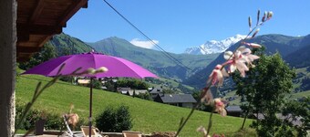 Nydelig renovert hytte - 12 pers - eksepsjonell utsikt over Mt Blanc - WIFI