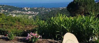 Villa with exceptional sea view ', swimming pool, ideal for families, 3 bedrooms, 7/9 people