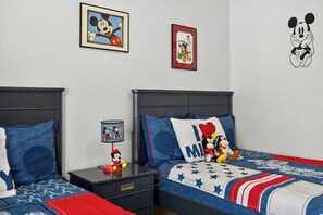 4 bedrooms, in-room safe, iron/ironing board, travel crib