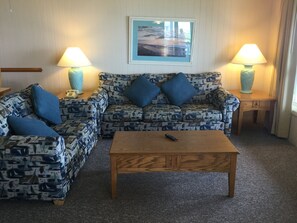 TV, DVD player, table tennis, video library - Beachfront Condo @ Outer Banks Beach Club, 3Pools, closest to beach, & shops (Kill Devil Hills)