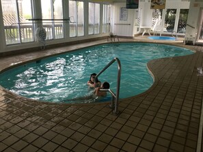Indoor pool, outdoor pool