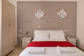 Standard Double or Twin Room, Mountain View | Premium bedding, in-room safe, blackout drapes, soundproofing - John Akroyiali rooms (Sfakia)