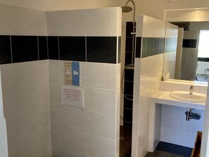 Shower, hair dryer