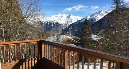 COURCHEVEL 1850 RESIDENCE CHALET STYLE - SCHĂNE AUSSICHT AUF MASSIF DE LA VANOISE